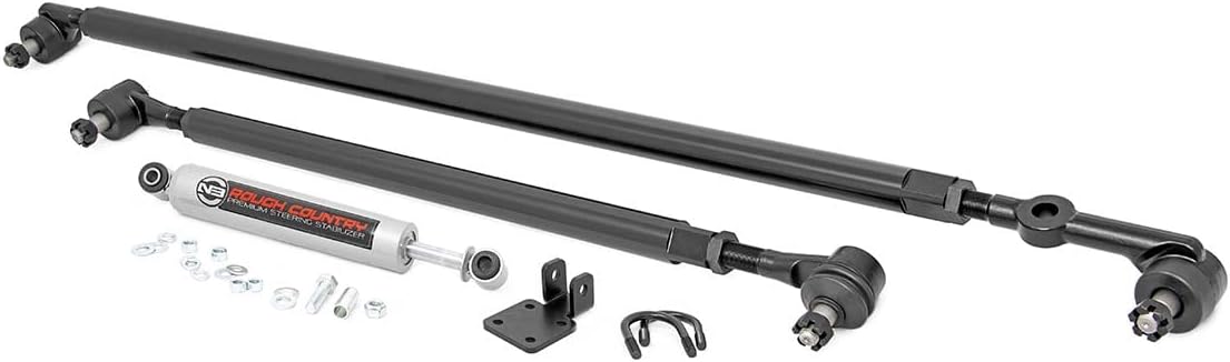 Rough Country HD Steering Kit w/Stabilizer - 10613