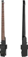 Batking Headless Black Travel Bass Guitar