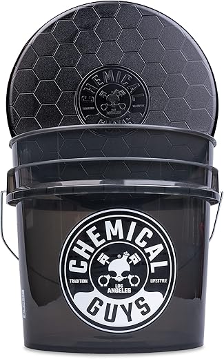 Chemical Guys Heavy Duty Black Detailing Bucket (4.5 Gal)