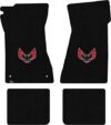 Lloyd Mats Heavy Duty Carpeted Floor Mats (Black, 4PC)