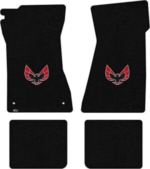 Lloyd Mats Heavy Duty Carpeted Floor Mats (Black, 4PC)