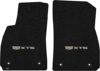 Lloyd Mats Heavy Duty Carpeted Floor Mats (Charcoal, 2PC – Centered Logo)