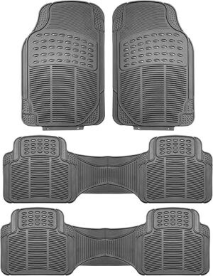 FH Group Heavy-Duty Rubber Car Floor Mats