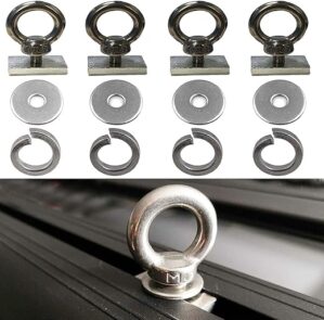 Pmsanzay Heavy-Duty Stainless Steel Eye Bolt Kit