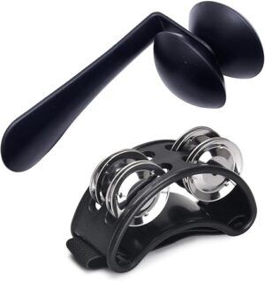 Jiayouy Heel Shaker With Foot Tambourine