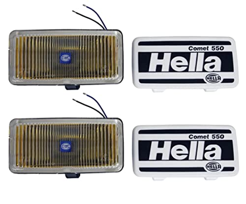 HELLA 550 Performance Amber Fog Light Kit / 005700681 - Image 4