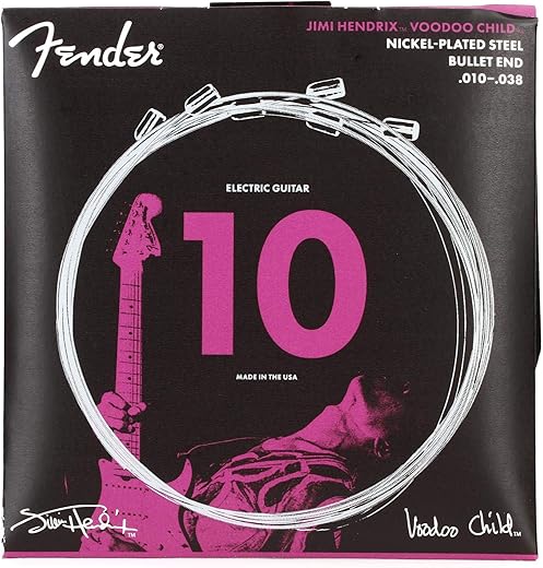 Fender Hendrix Voodoo Child Guitar Strings .010-.038