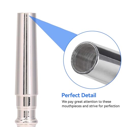 HERCHR Silver Gold Plated Trumpet Mouthpiece 3C - Image 5
