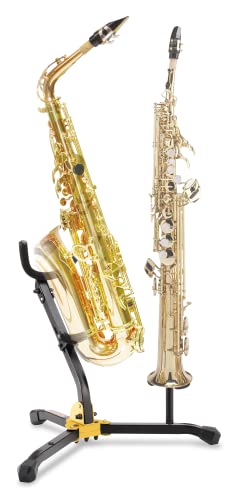 Hercules Stands Alto/Tenor Soprano Saxophone Stand With Bag - Image 2
