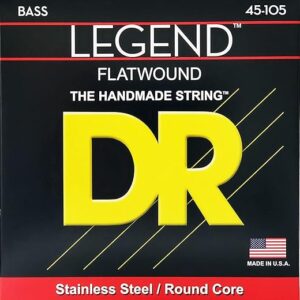 DR Strings Hi-Beam Flats Flatwound Bass Strings 45-105