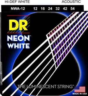 DR Strings Hi-Def Neon Acoustic Guitar Strings NWA-12
