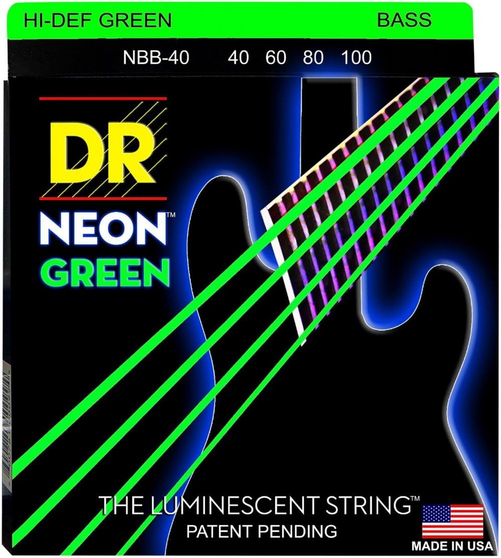 DR Strings Hi-Def Neon Bass Strings (NGB-40)