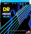 DR Strings Hi-Def Neon Blue Electric Guitar Strings NBE-10