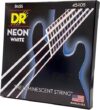 DR Strings Hi-Def Neon-White Bass Strings NWB-45