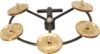 Tycoon Percussion Hi Hat Tambourine With Brass Jingles