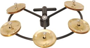 Tycoon Percussion Hi Hat Tambourine With Brass Jingles