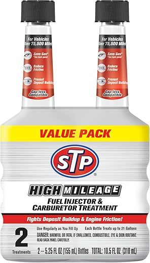 STP High Mileage Fuel Injector Cleaner - 5.25 FL OZ