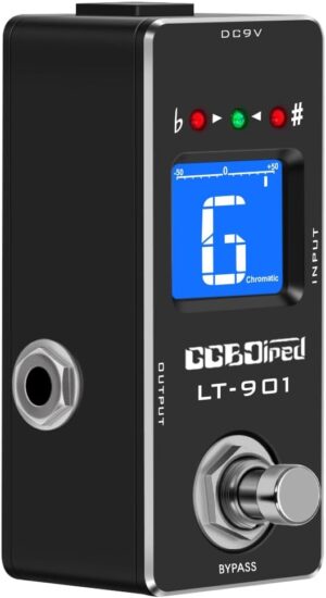 GGBOiped High Precision Chromatic Guitar Tuner Pedal
