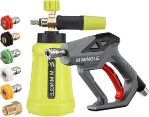 M MINGLE High Pressure Washer Gun Foam Cannon
