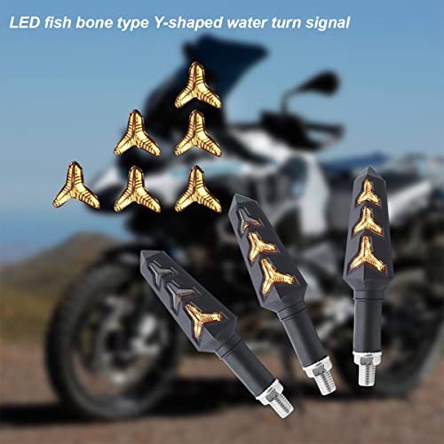 HIPOPY 4PCS Motorcycle Indicator Lights, 12V Super Bright - Image 4