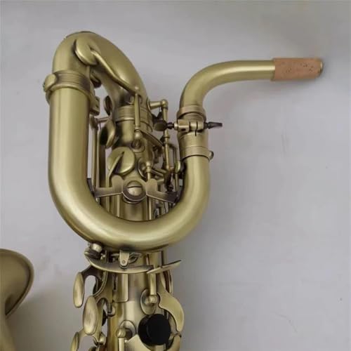 HJDFRTE Baritone Saxophone E Flat Gold Lacquer - Image 3