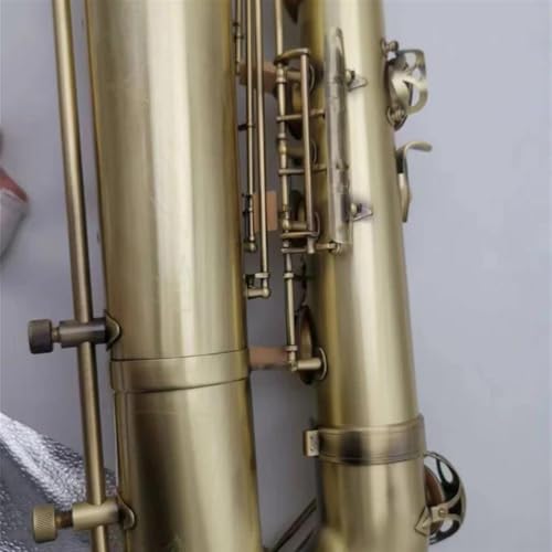 HJDFRTE Baritone Saxophone E Flat Gold Lacquer - Image 4