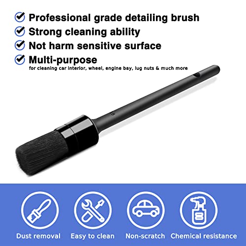 HMPLL 9pcs Auto Detailing Brush Set - Image 4