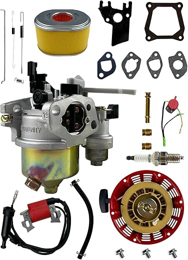 TURBOTUNITY Honda GX160 GX200 Tune Up Kit w/ 16100-ZH8-W61 Carburetor