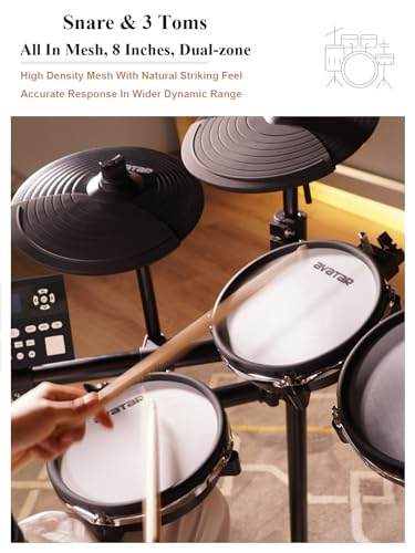 HXW SD61-6 Professional Electric Drum Set - Image 4