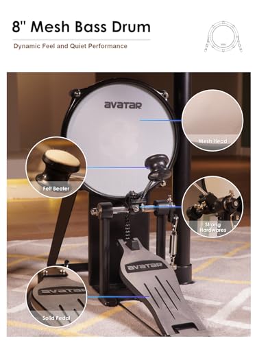 HXW SD61-6 Professional Electric Drum Set - Image 5