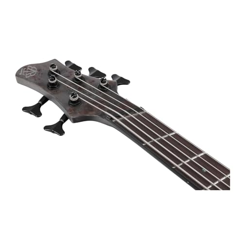 Ibanez BTB805MS 5-string Bass Guitar - Transparent Gray - Image 5