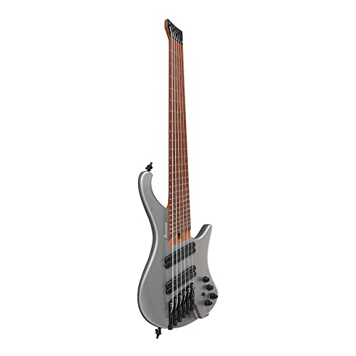 Ibanez EHB1006MS 6-string Bass Guitar - Metallic Gray Matte - Image 2