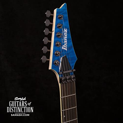 Ibanez Prestige S6570Q Electric Guitar (Natural Blue) - Image 5