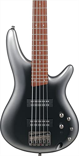 Ibanez SR305E 5-string Bass Guitar - Midnight Gray - Image 4
