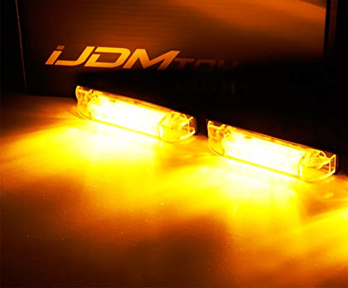 iJDMTOY Amber LED Fender Flare Side Marker Lamps - Image 2