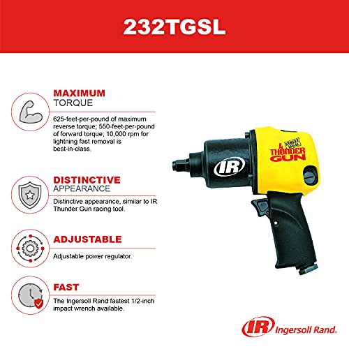 Ingersoll Rand 232TGSL 1/2" Air Impact Wrench - Image 4
