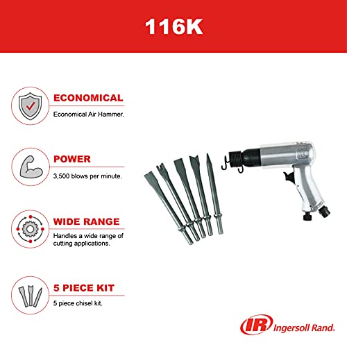 Ingersoll Rand Standard Duty Air Hammer, 116K Tool Set - Image 3