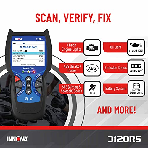 Innova 3120RS Code Scanner - Professional OBD2 Scanner - Image 2