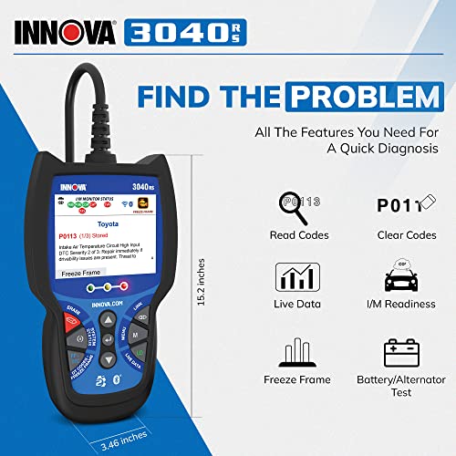 Innova OBD2 Scanner 3040RS Live Data Streamer - Image 2