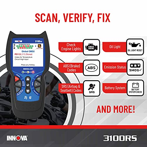 Innova OBD2 Scanner 3100RS With ABS & SRS - Image 2