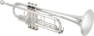 Blessing Intermediate Bb Trumpet BTR-1460S, Silver-Plated