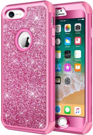 Hython iPhone 8/7 Heavy Duty Glitter Case