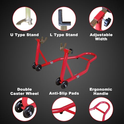 Jack Boss Motorcycle Stand Combo Wheel Lift Stands - Image 4