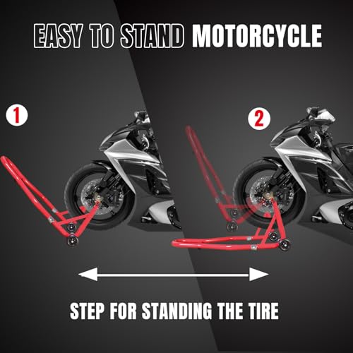 Jack Boss Motorcycle Stand Combo Wheel Lift Stands - Image 5