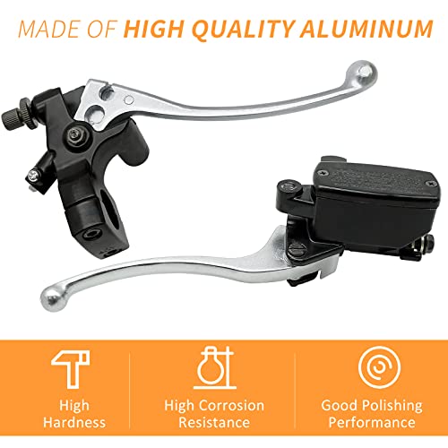 JAVIK Brake Master Cylinder Clutch Lever (Black+Chrome) - Image 5