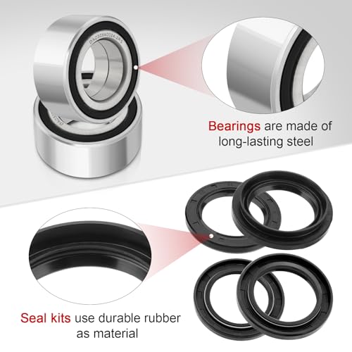 JAVIK Front Wheel Bearings Seals for Foreman/Rincon/Rubicon - Image 3