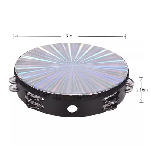 Javik Radiant 8 Inch Tambourine With Jingles - Image 2
