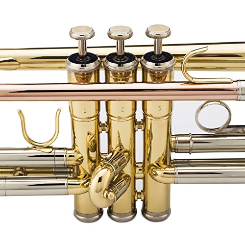 Jean Paul USA Intermediate Bb Trumpet - Brass Lacquered - Image 3