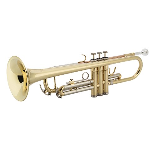 Jean Paul USA Intermediate Bb Trumpet - Brass Lacquered - Image 4