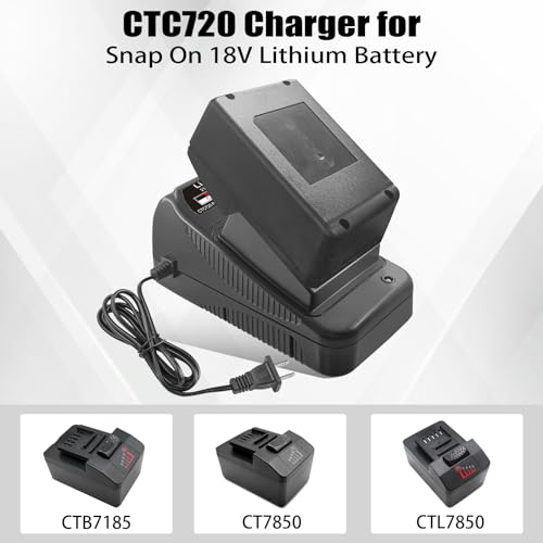 JJXNDO Charger For 18V Tool Battery CTC720 - Image 2